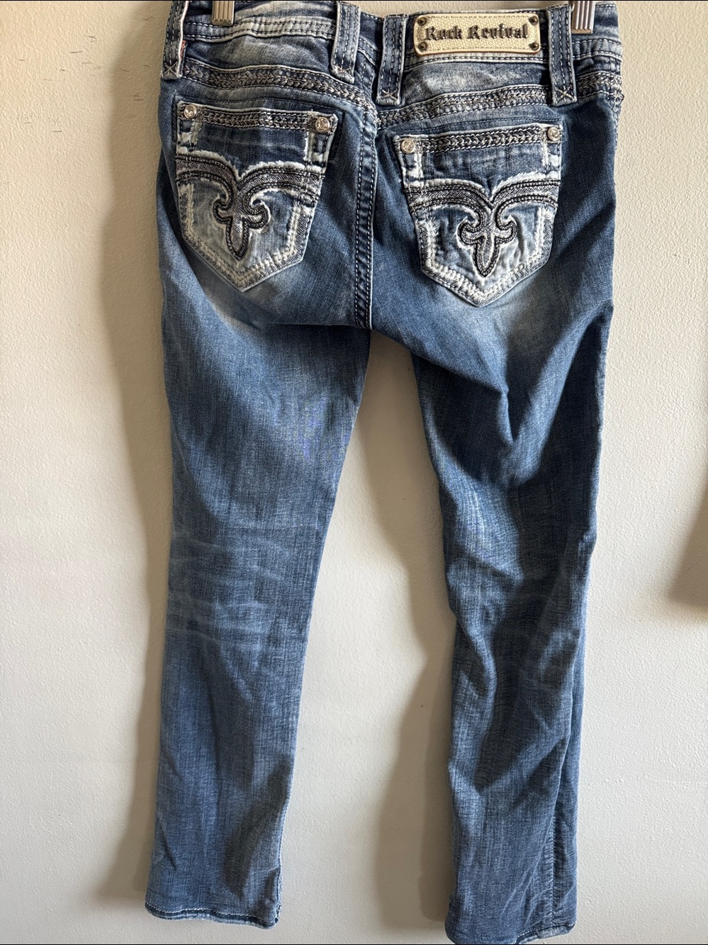Rock Revival Novela straight low rise Jean womanβs 26